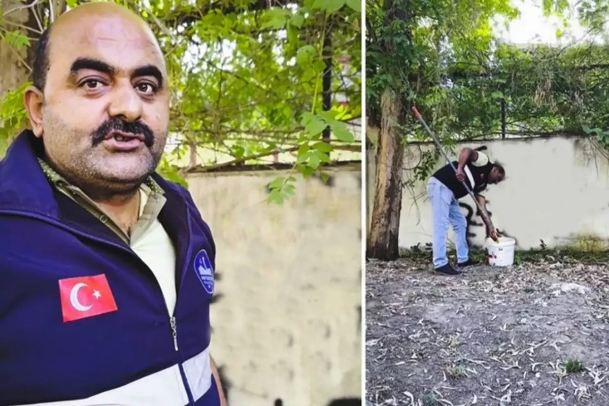 sevdasini duvara yazan vatandasa belediye personelinden tebessum ettiren mesaj 2VG6Zz3W.jpg